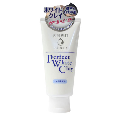 美白洗面奶 (白色)120g shiseido - senka perfect white clay